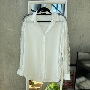 The Kooples lace dress shirt 🕊